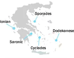 Island Regions of Greece